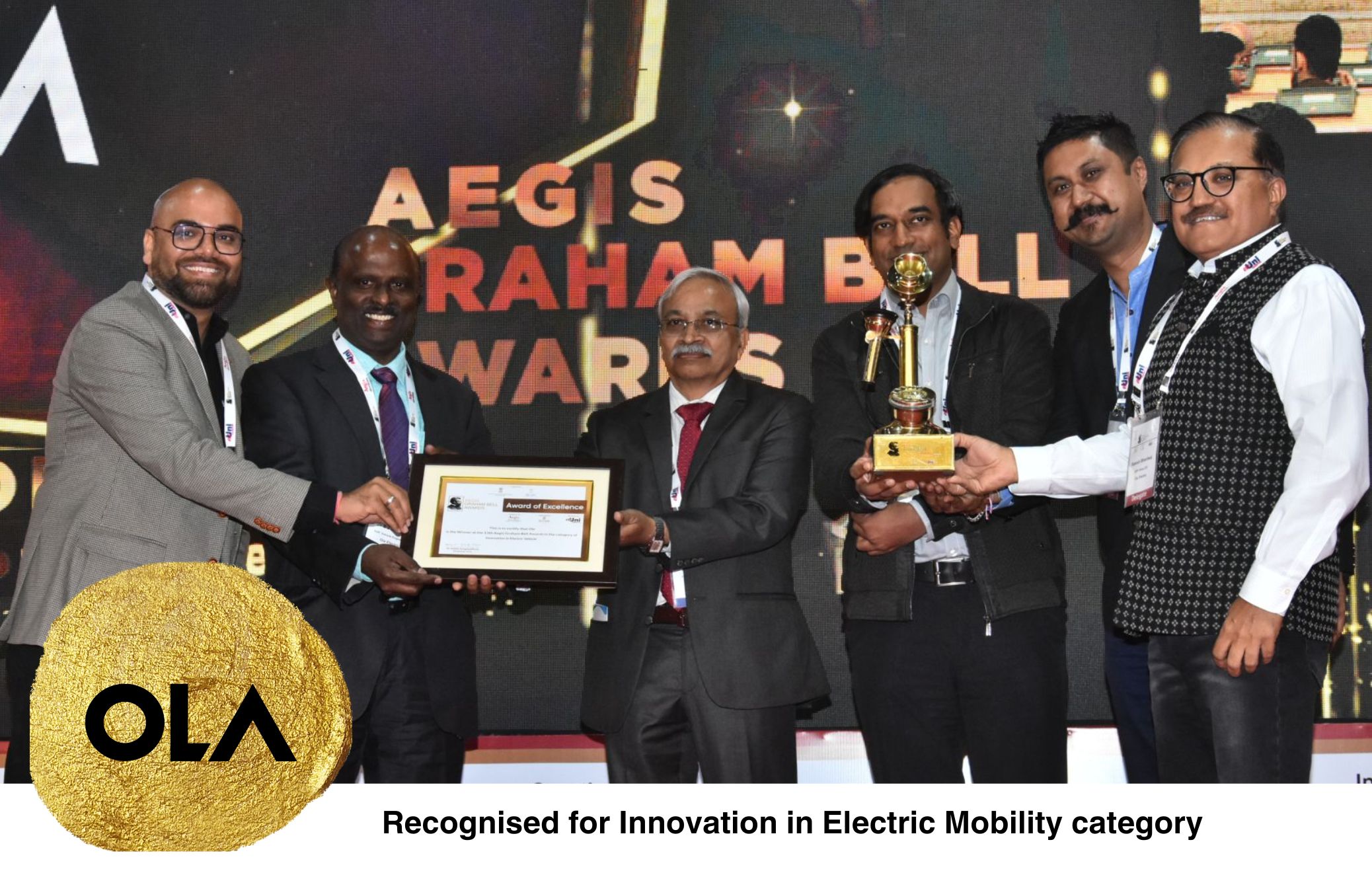 Aegis Graham Bell Awards Ola Electric Vehicle