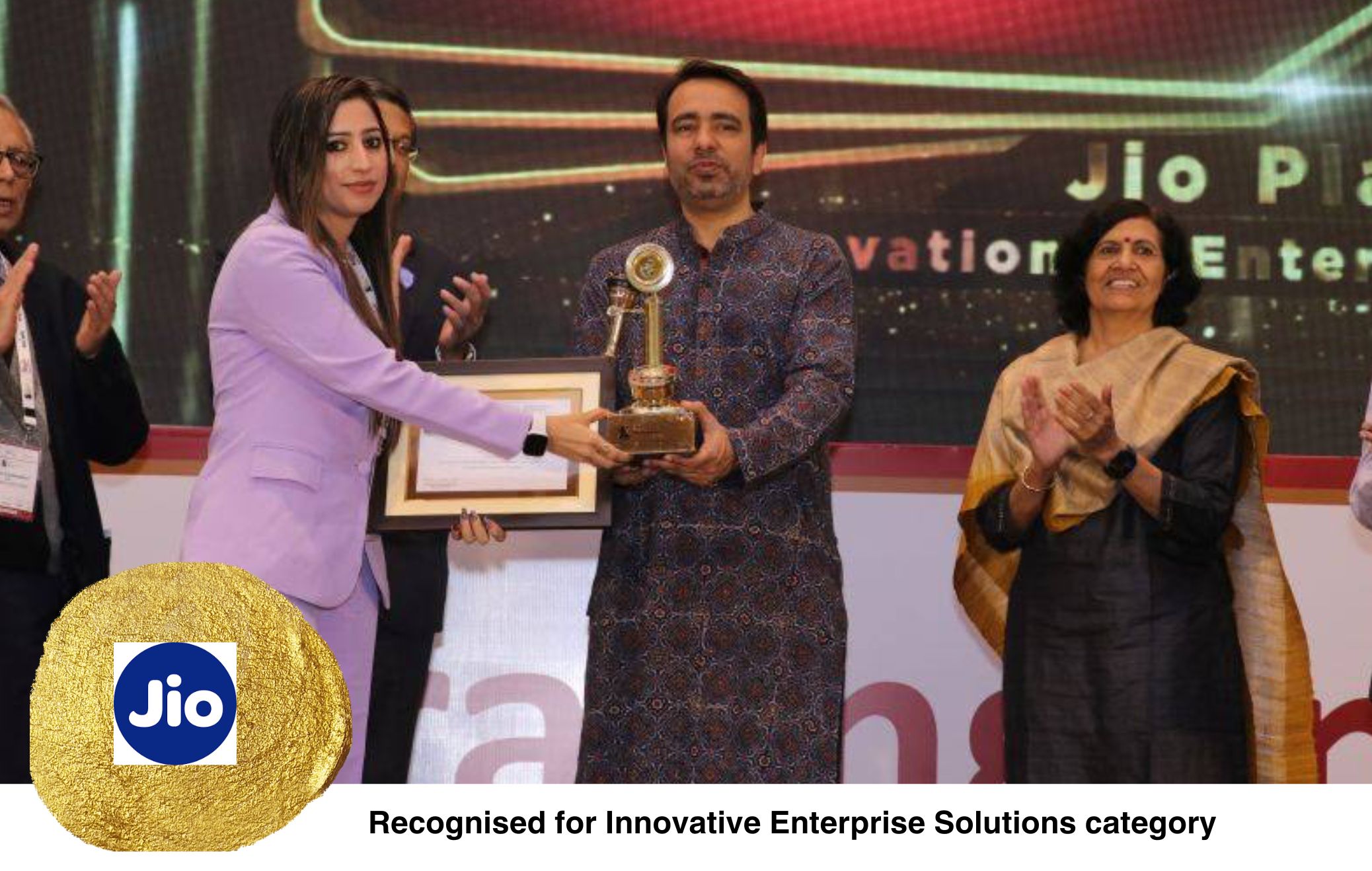 Jio platforms Aegis Graham Bell Awards winner under Enterprise Solutions Jio platforms Aegis Graham Bell Awards winner under Enterprise Solutions